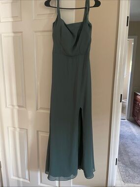 Kennedy blue eucalyptus bridesmaid dress size 4